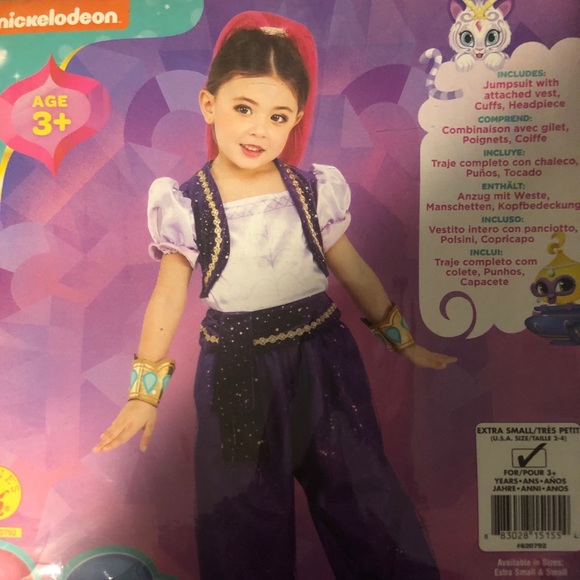 Shimmer & Shine “Shimmer” Girls/Toddler Costume - Picture 1 of 3